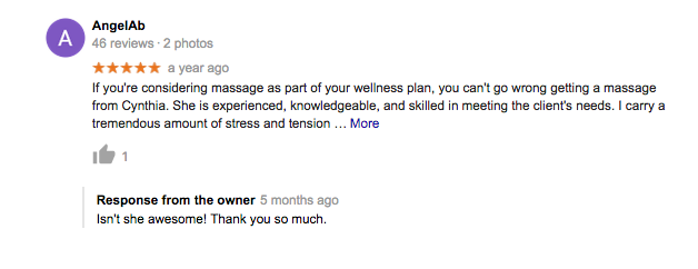 massage and wellness