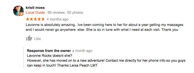 review of advanced alternatives massage in tallahassee